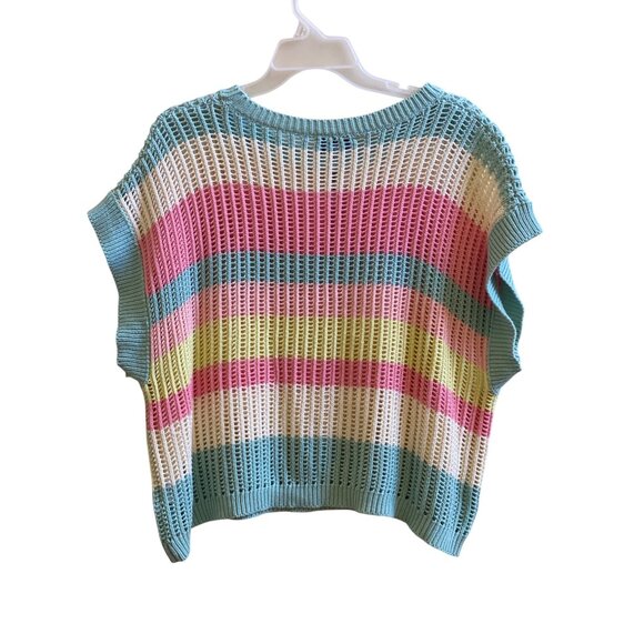 Sage + Fig Multicolor Striped Knit Top - Picture 2 of 7